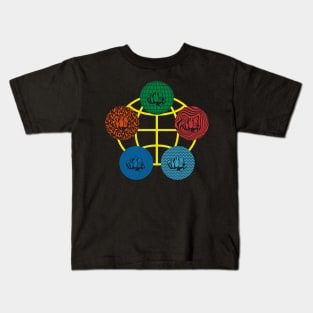 Elemental Summoning Ring Kids T-Shirt